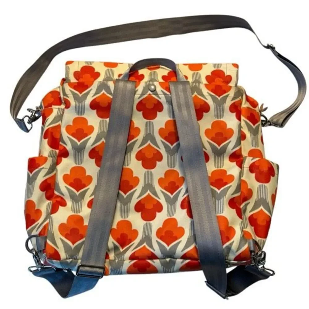 Petunia Pickle Bottom Boxy Baby Bag | Coated Canvas | Excellent Condition